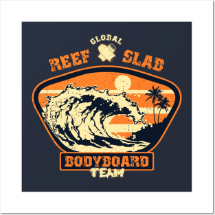 Reef slab bodyboard Posters and Art